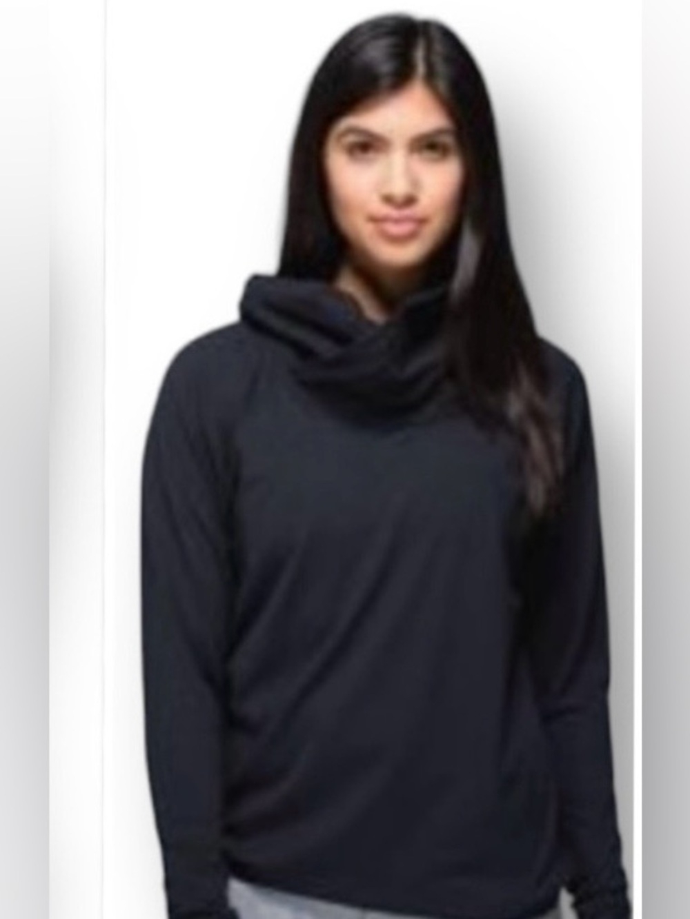 Lululemon Healthy Heart Pullover Top In Deep Black Size 10/12